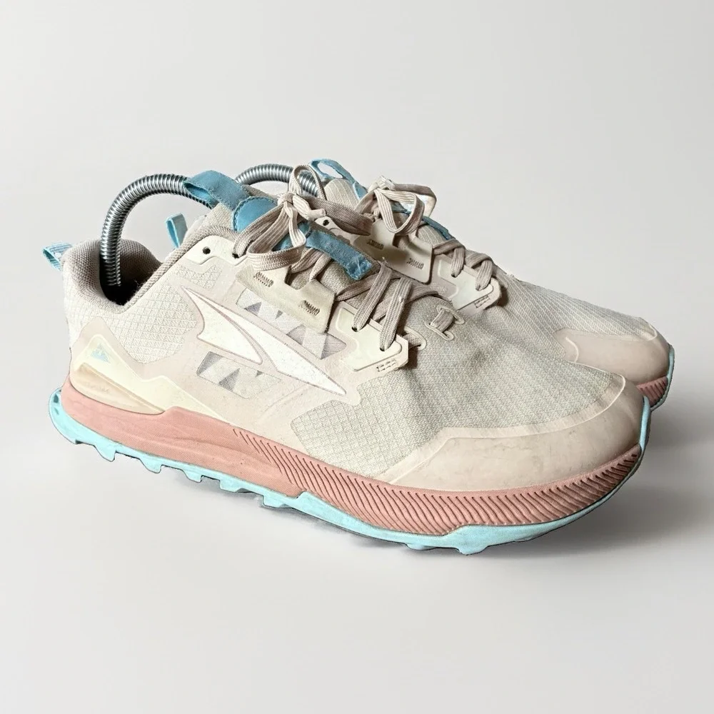 Altra Lone Peak 7 Zero Drop Minimalist Trail Running Hiking Shoes Tan Womens 9